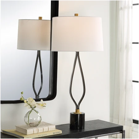 Uttermost Separate Paths Iron Table Lamp