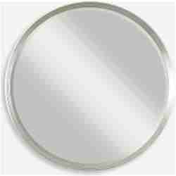 Serenza-Round Silver Mirrors