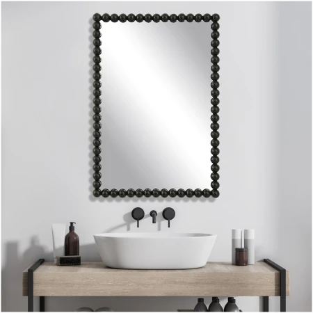 Uttermost Serna Black Vanity Mirror