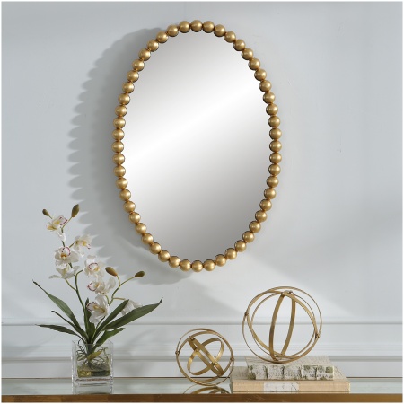 Uttermost Serna Gold Oval Mirror