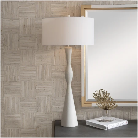 Uttermost Sharma Ivory Stone Table Lamp