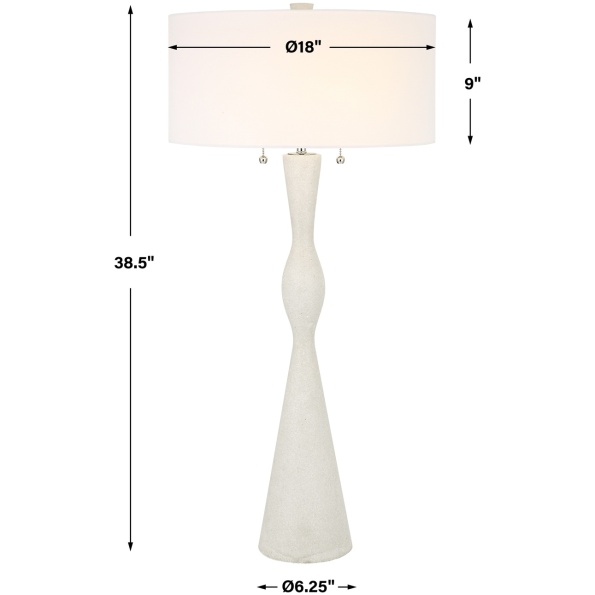 Sharma Ivory Stone Table Lamp