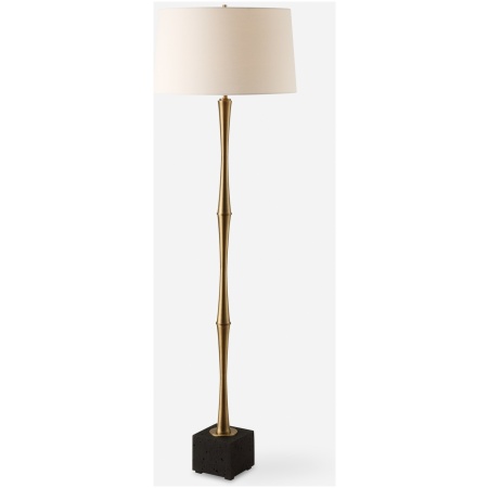 Shino-Antique Brass Floor Lamp