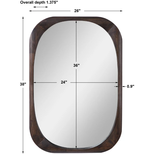 Sheldon Mid-Century Mirror