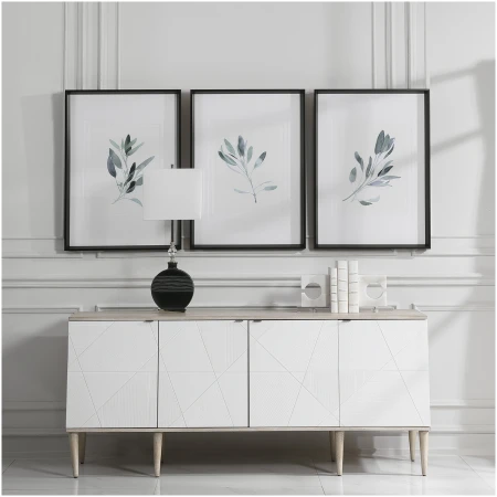 Uttermost Simple Sage Watercolor Prints