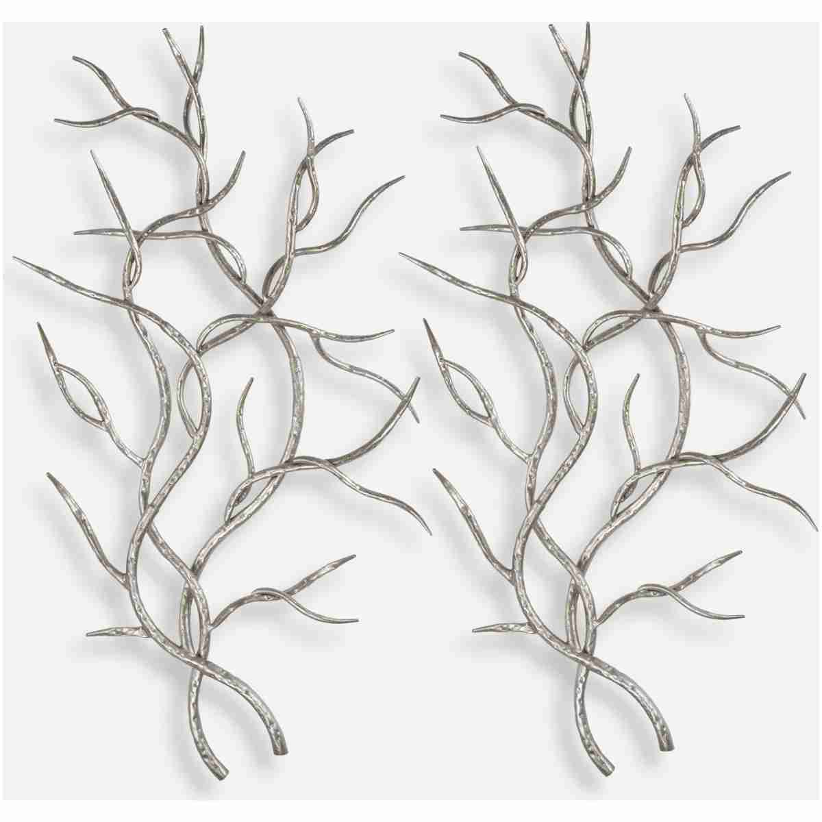 Silver Branches-Wall Art