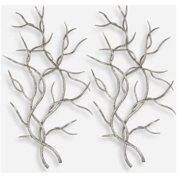 Silver Branches-Wall Art