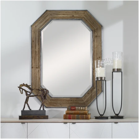 Uttermost Siringo Rustic Octagonal Mirror