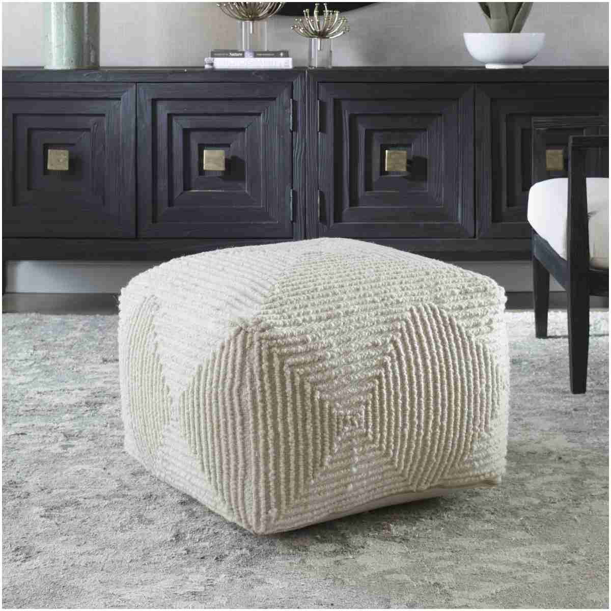 Uttermost Sovanna Geometric Pouf