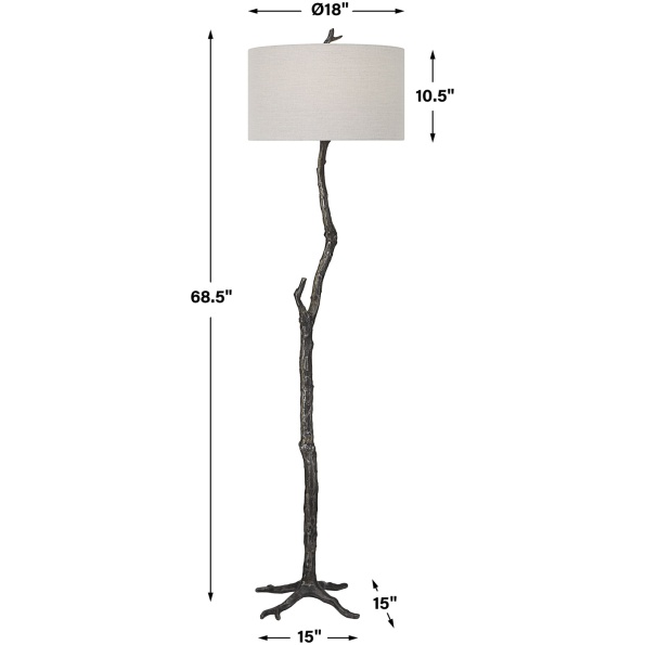 Spruce Rustic Floor Lamp