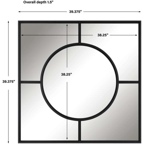 Spurgeon Square Window Mirror