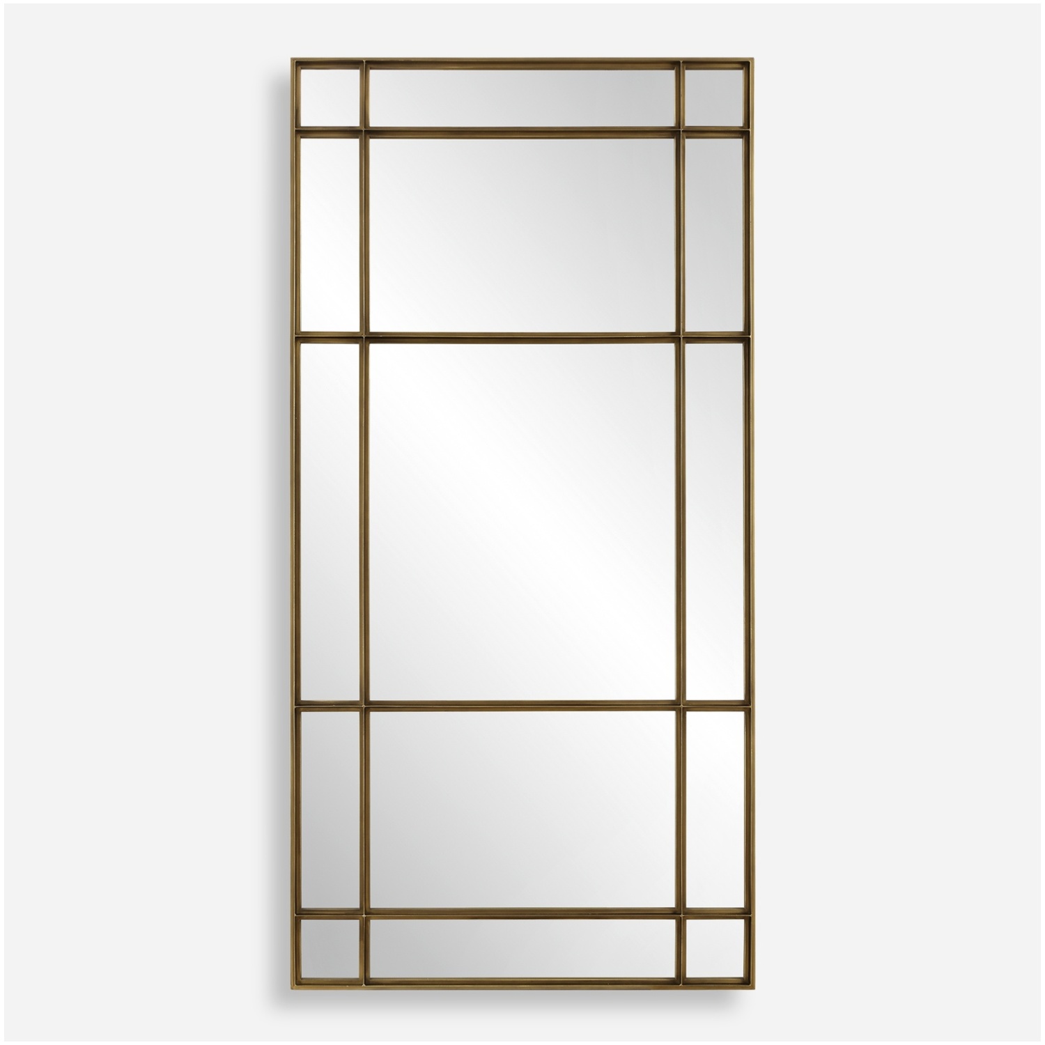 Spurgeon-Gold Window Mirror