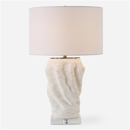 Stratified-White Table Lamp