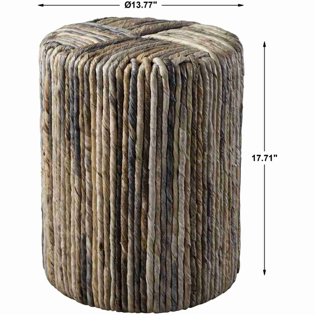 Sunda Woven Accent Stool