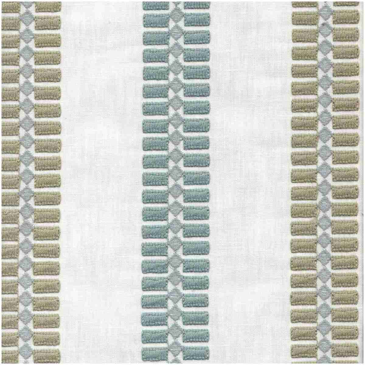 Sw-Emblin/Aqua - Multi Purpose Fabric Suitable For Drapery