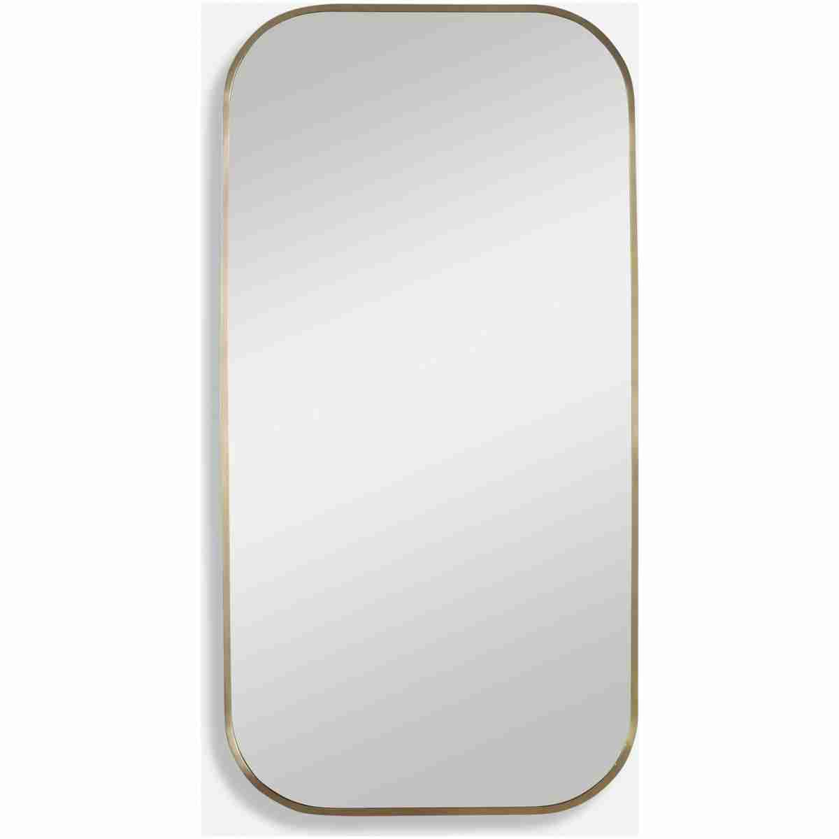 Taft-Plated Brass Mirror