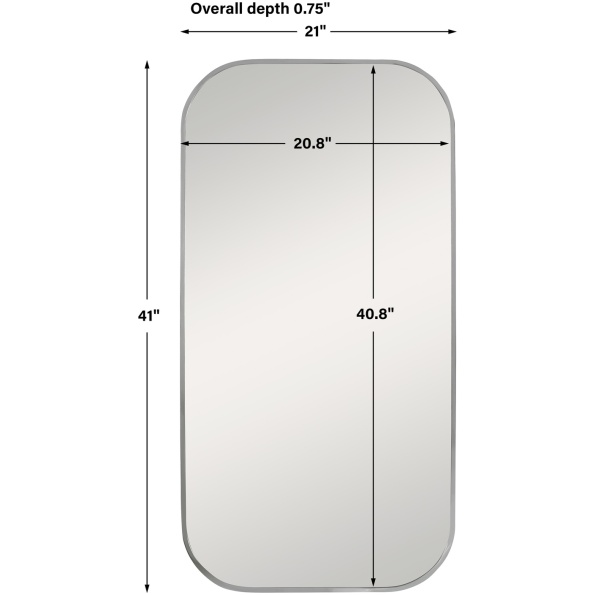 Taft Polished Nickel Mirror