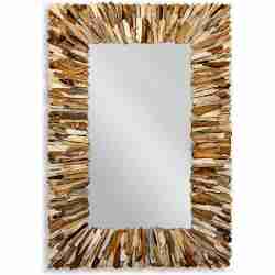 Teak Branch-Rectangular Mirror