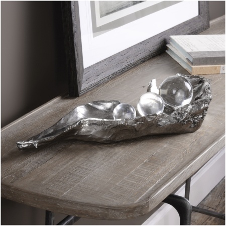 Uttermost Three Peas In A Pod Metallic Sculpture