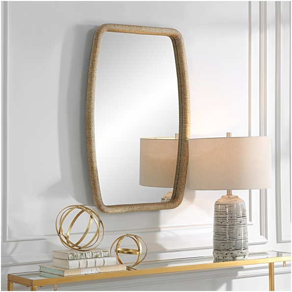 Uttermost Tiki Rattan Mirror