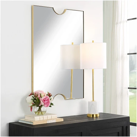 Uttermost Ticket Gold Vanity Mirror