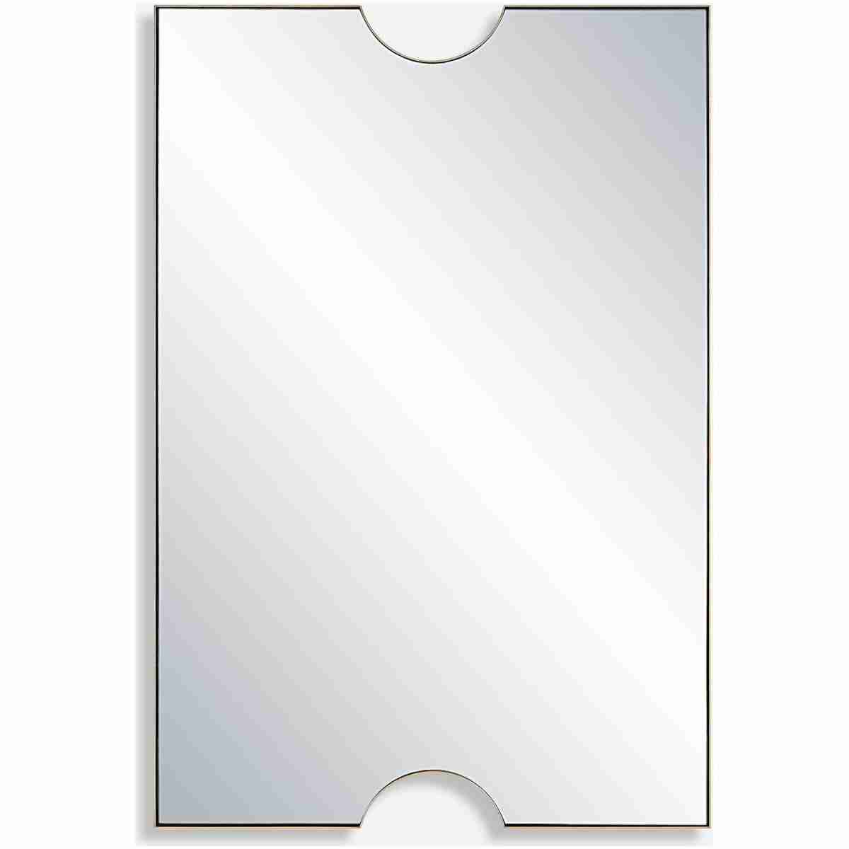 Ticket-Gold Vanity Mirror