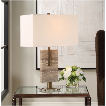 Uttermost Turning Point Travertine Table Lamp