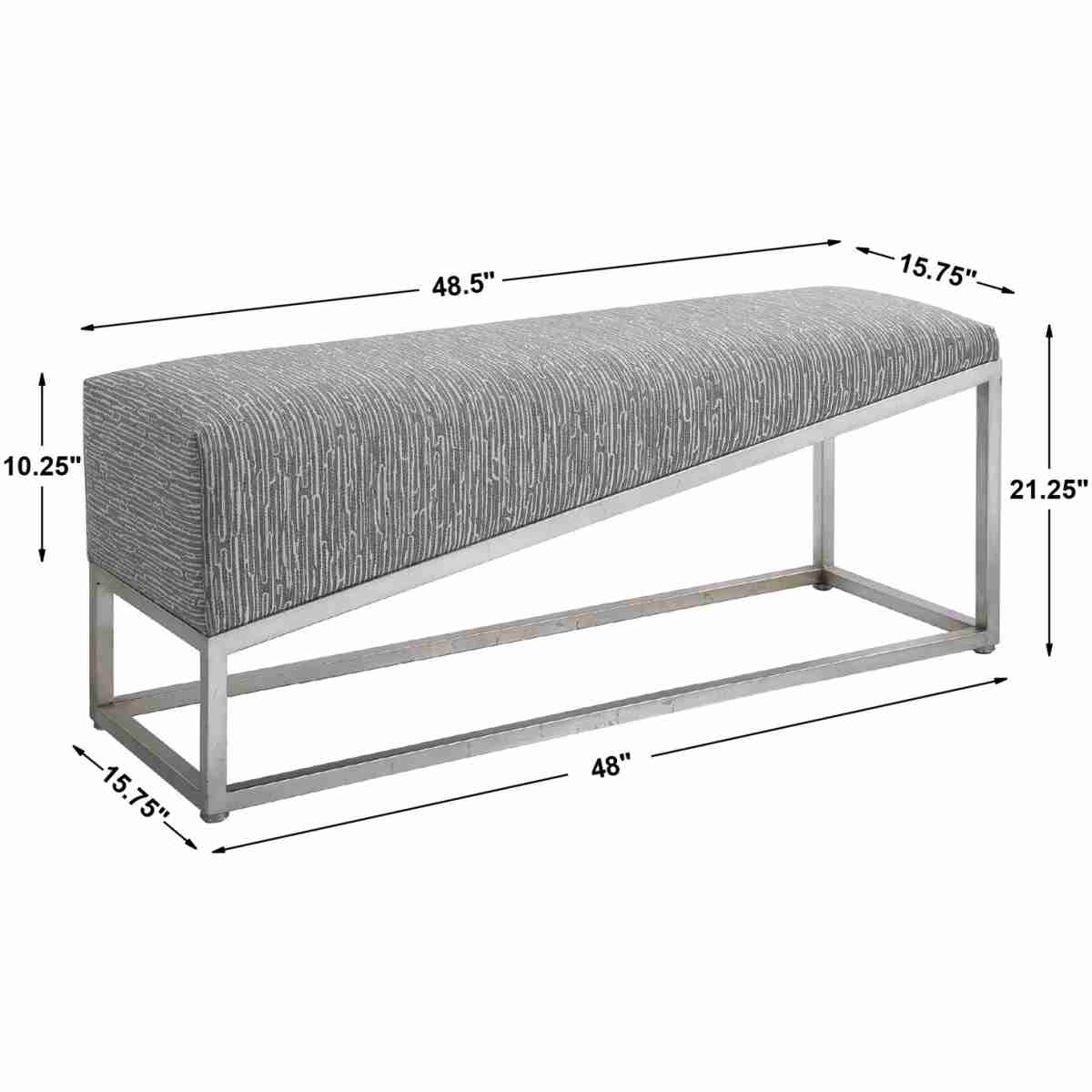 Uphill Climb Geometric Bench