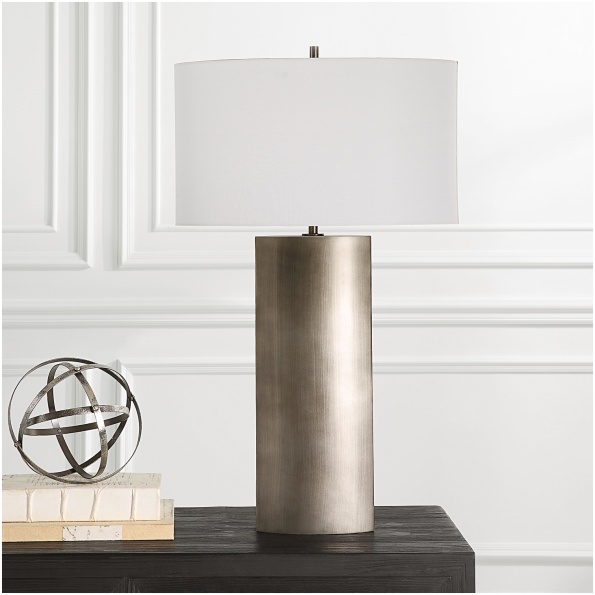 Uttermost V-Groove Modern Table Lamp