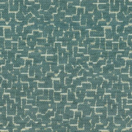 VACKY/TURQ - Upholstery Only Fabric Suitable For Upholstery And Pillows Only.   - Fort Worth