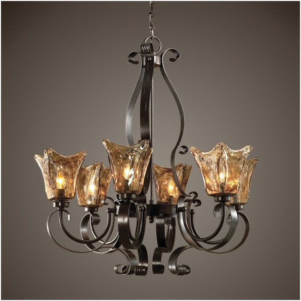 Uttermost Vetraio 6Lt Oil Rubbed Bronze Chandelier