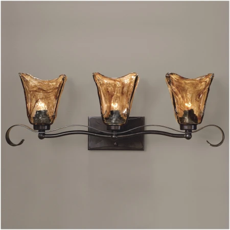 Uttermost Vetraio 3 Light Bronze Vanity Strip