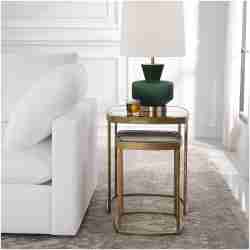 Uttermost Vista Gold Nesting Tables