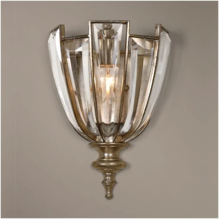 Uttermost Vicentina 1 Light Crystal Wall Sconce