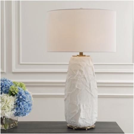Uttermost Vida White Table Lamp