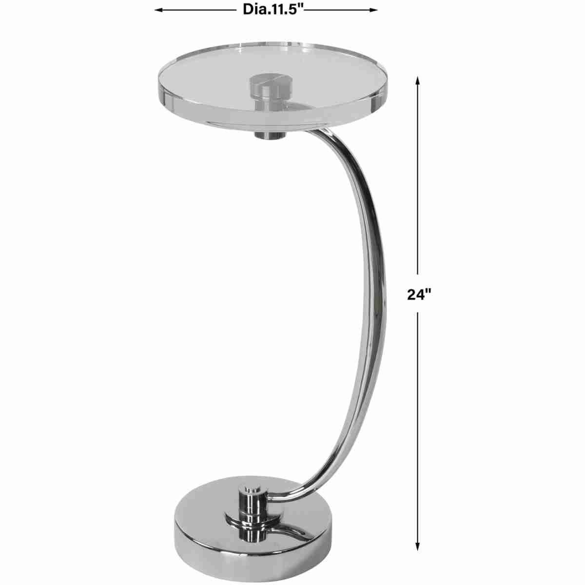 Waveney Nickel Drink Table