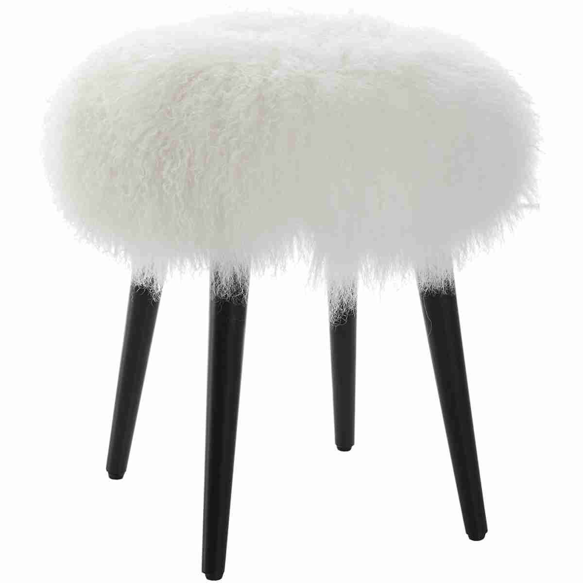 Wooly-Accent Stools