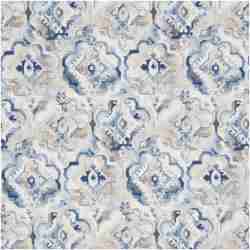 SW-HUPAS/BLUE - Prints Fabric Suitable For Drapery