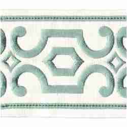 WINDSOR TAPE/AQUA - Tape Trim - Woodlands